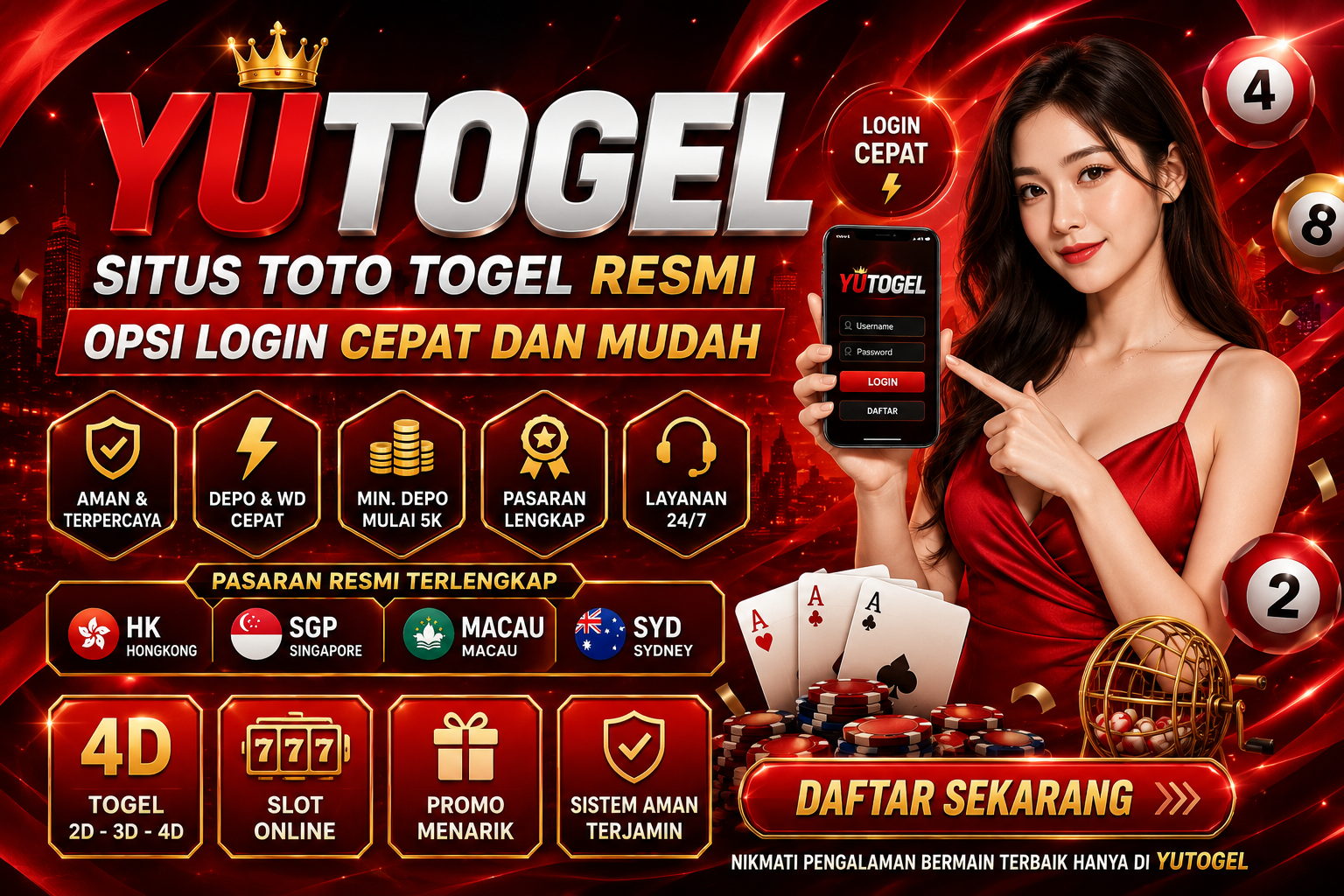 YUTOGEL, Situs Toto Togel Resmi Opsi Login Cepat dan Mudah